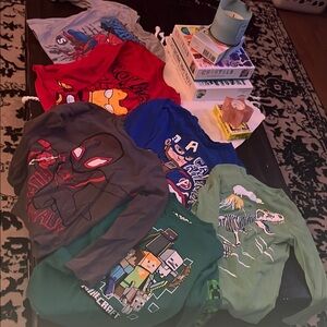 Soft cotton Long Sleeve Tees with Graphic Designs